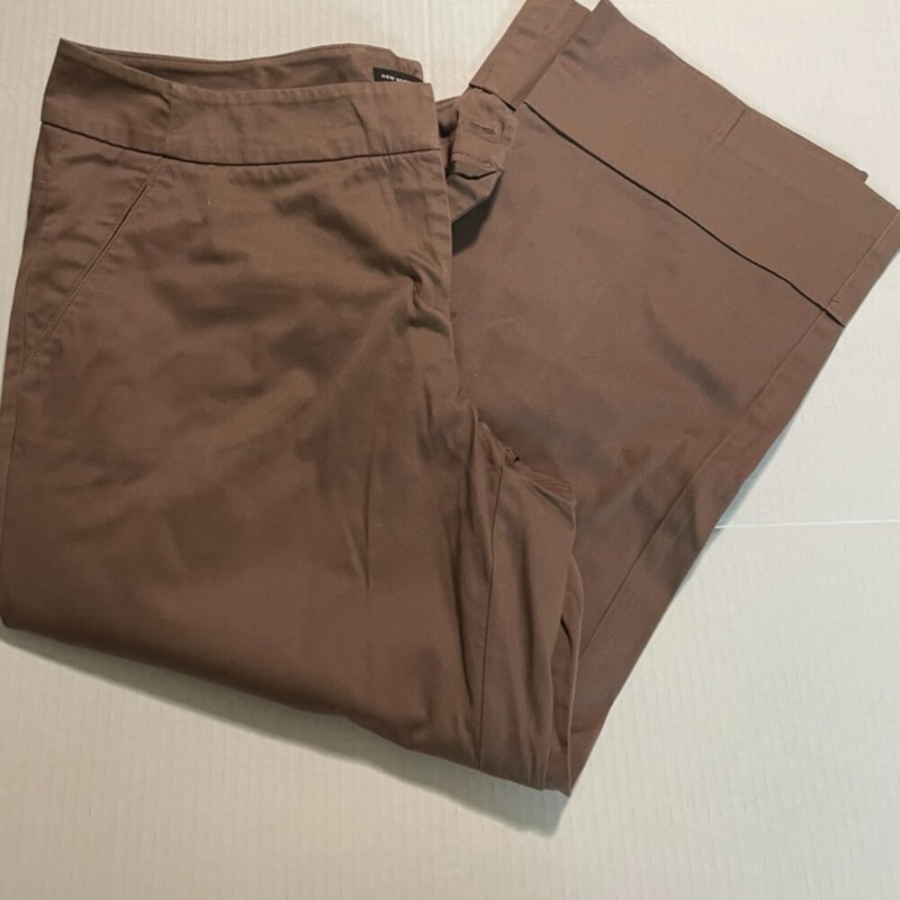 Brown Cropped Pants